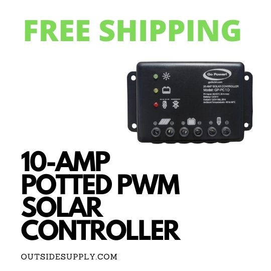 Picture of 10 AMP PWM POTTED SOLAR CONTROLLER 12/24V