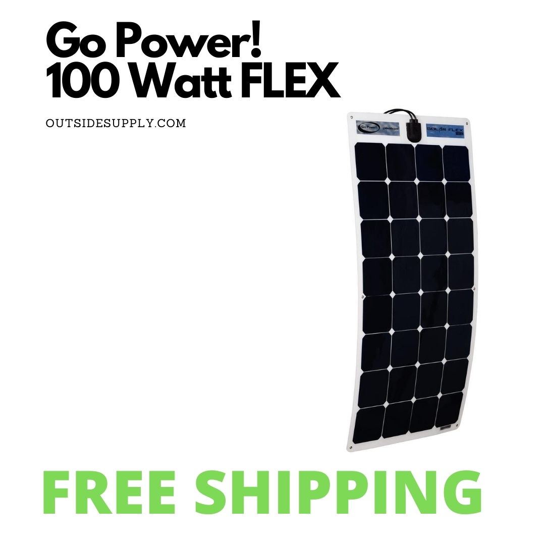 Picture of 100 WATT FLEXIBLE SOLAR / 5.71 AMP SOLAR KIT W. 30A BLUE TOOTH CONTROL