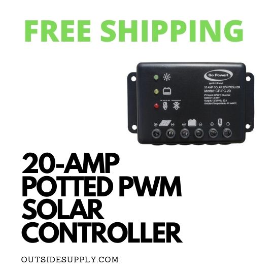 Picture of 20 AMP PWM POTTED SOLAR CONTROLLER 12/24V