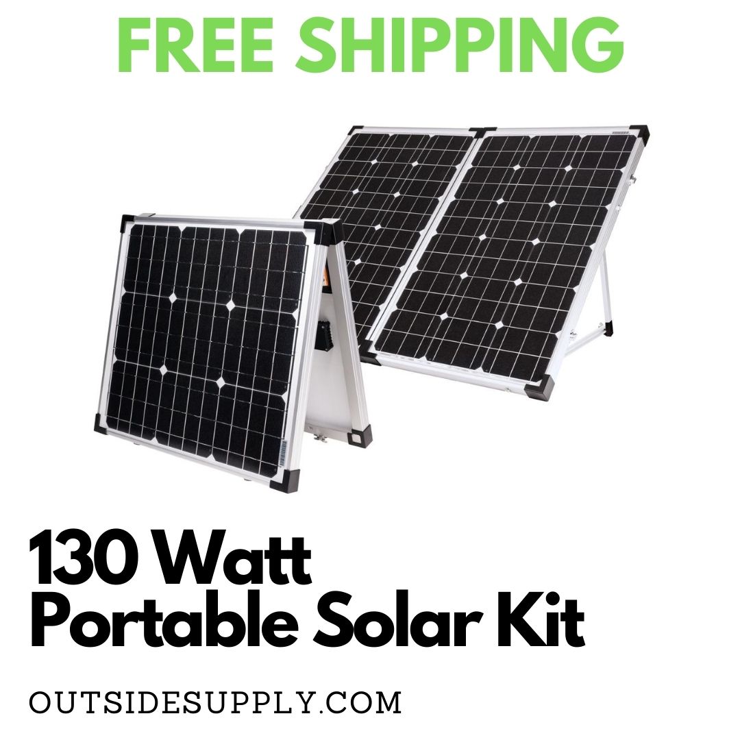 Picture of 130 WATT / 6.7 AMP PORTABLE SOLAR KIT W. 10A CONTROLLER
